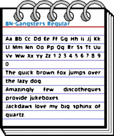 BN-Gangsters Font