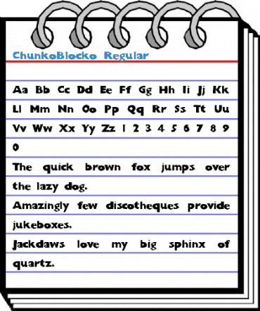 ChunkoBlocko Font