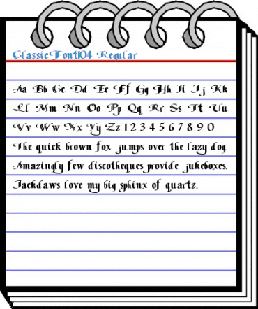 ClassicFont104 Font