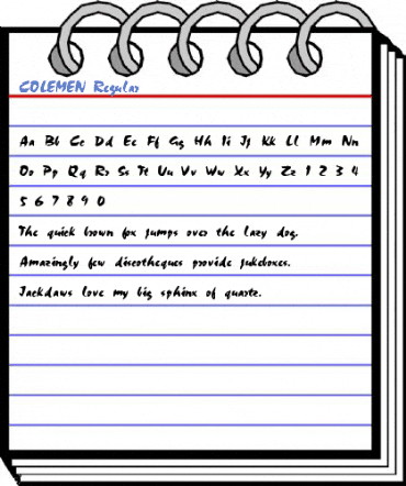 COLEMEN Font