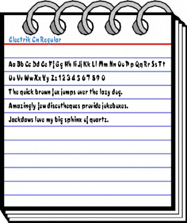 Electrik Cn Font