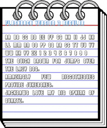 Flashback version 3 Font