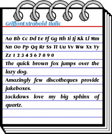 GriffonExtrabold Font