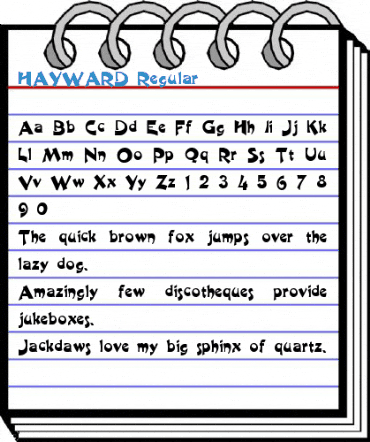 HAYWARD Font