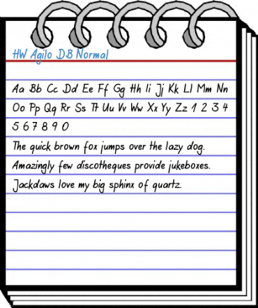 HW Agilo DB Normal Font