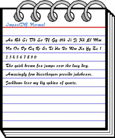 ImpactDB Normal Font