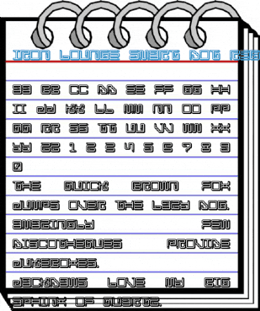 Iron Lounge Smart Dot Regular Font