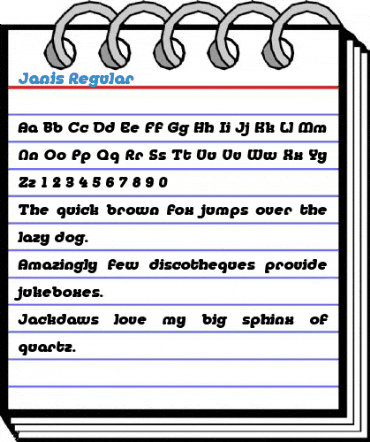 Janis Regular Font