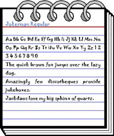 Jokerman Regular Font