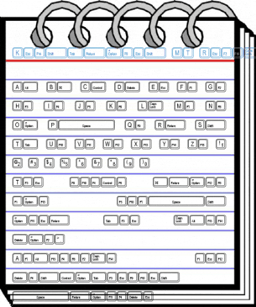 Keystrokes MT Regular Font