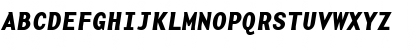 BaseMono Bold Italic Font