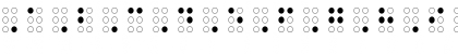 Braille Outline Regular Font