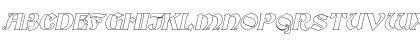 Brandywine-Hollow Italic Font