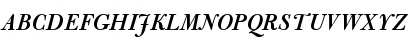 Bulmer MT Semi Bold Italic Font