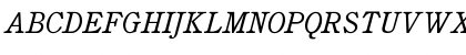 Cushing BookItalic Font
