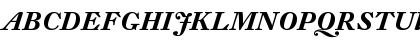 DTL Fleischmann Display Bold Italic Caps Font