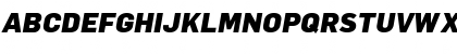 FlamaBlack Italic Font