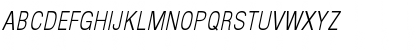 Helvetica Light Condensed Oblique Font
