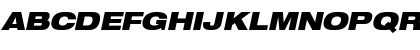 Helvetica Neue LT Std 93 Black Extended Oblique Font