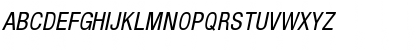 Helvetica Neue LT Std 57 Condensed Oblique Font