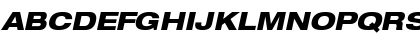 Helvetica Neue LT Std 83 Heavy Extended Oblique Font