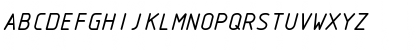 Isonorm MonospacedItalic Font