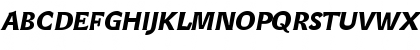 Lexon Gothic Bold Italic Font