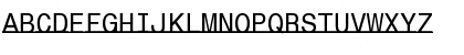 UnderlineMonospace Regular Font