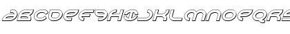 Aetherfox 3D Italic Italic Font