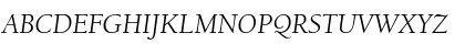UniversityOldStyle Italic Font