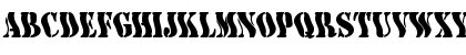 AustralianFlyingCorpsStencilF Regular Font