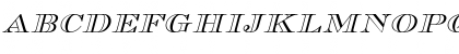 Cash Outline Italic Font
