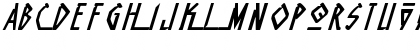 KB 125 Italic Regular Font