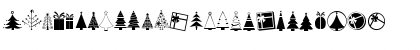 KG Christmas Trees Regular Font