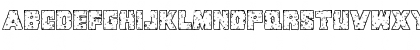 King Commando Riddled III Regular Font