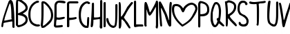 Love Me Regular Font