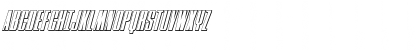 MOON Runner 3D Italic Italic Font