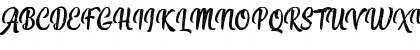 Authentic Script Rough Regular Font