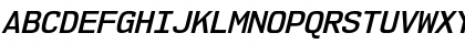 NK57 Monospace SemiBold Italic Font