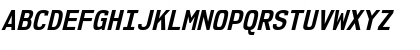 NK57 Monospace Semi-Condensed Bold Italic Font