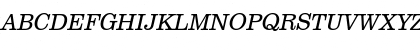 URWClarendonTLigExtNar Oblique Font