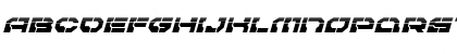 Pulsar Class Halftone Italic Italic Font