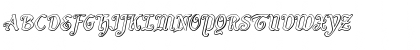 Quill Sword Outline Italic Outline Italic Font