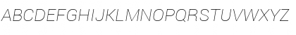 Roboto Thin Italic Font