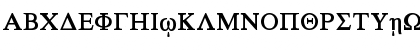 Standard Greek Bold Font