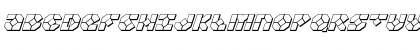 Zoom Runner 3D Italic Italic Font