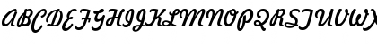 Freehand Italic Font