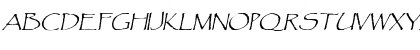 Chalk-Extended Italic Font