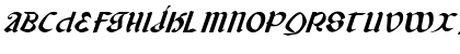 Valerius Expanded Italic Expanded Italic Font