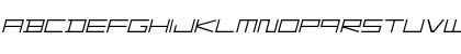 F-Zero GX Menu Font Thin Italic Font